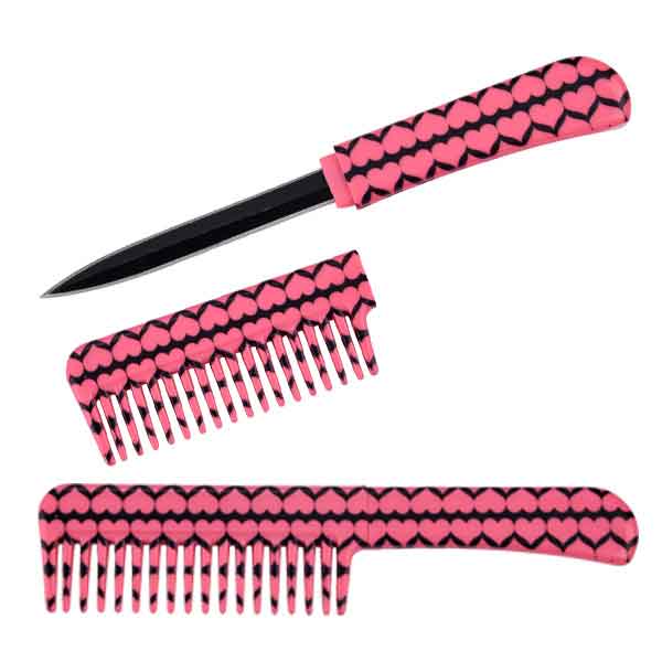 Comb with Hidden Knife