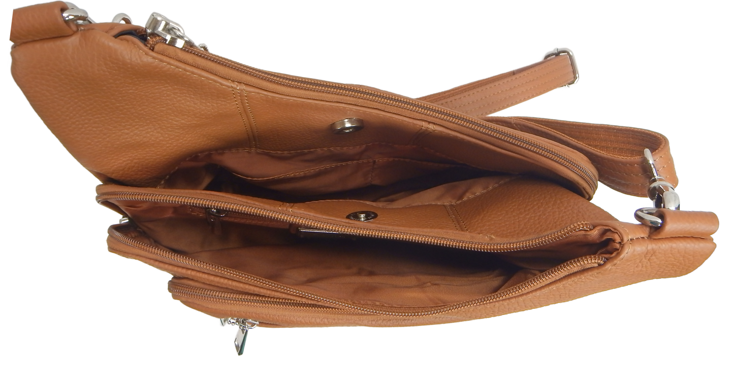 Cross Panel Concealment Purse