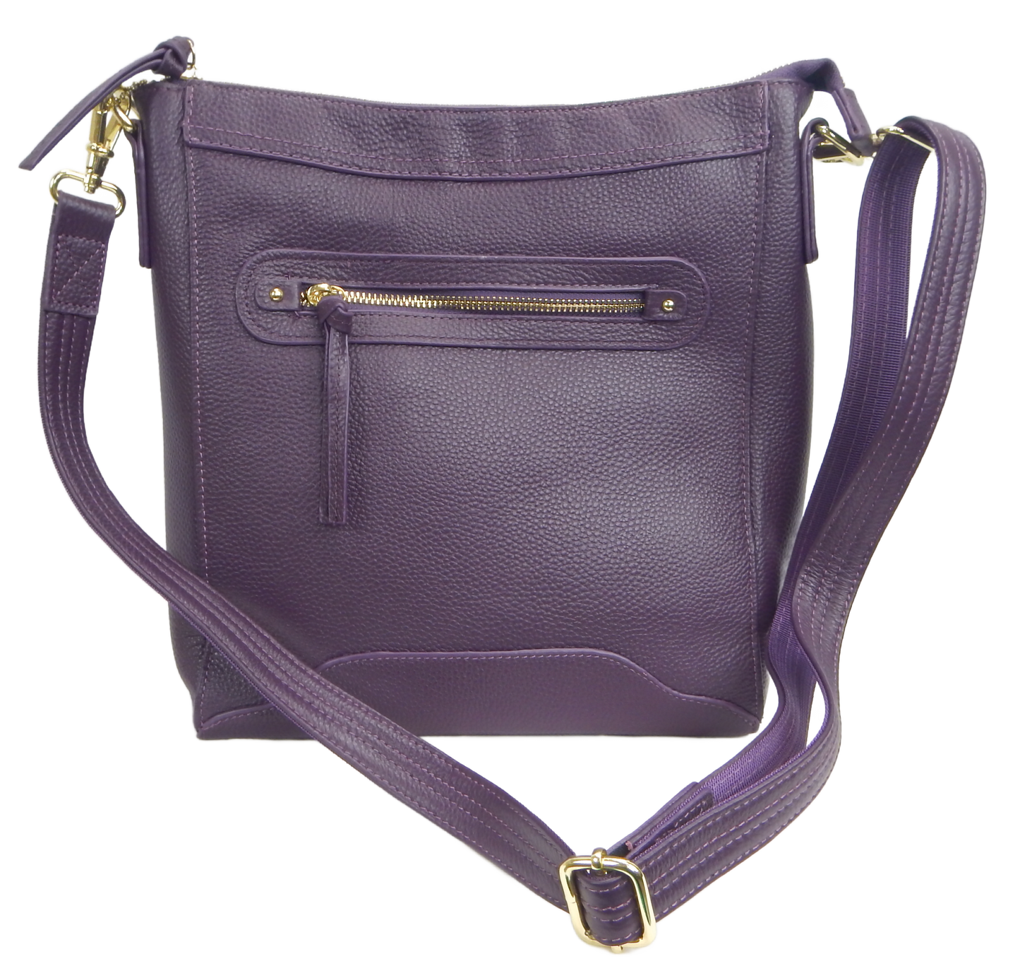 Crossbody Zippered Concealed Carry Purse