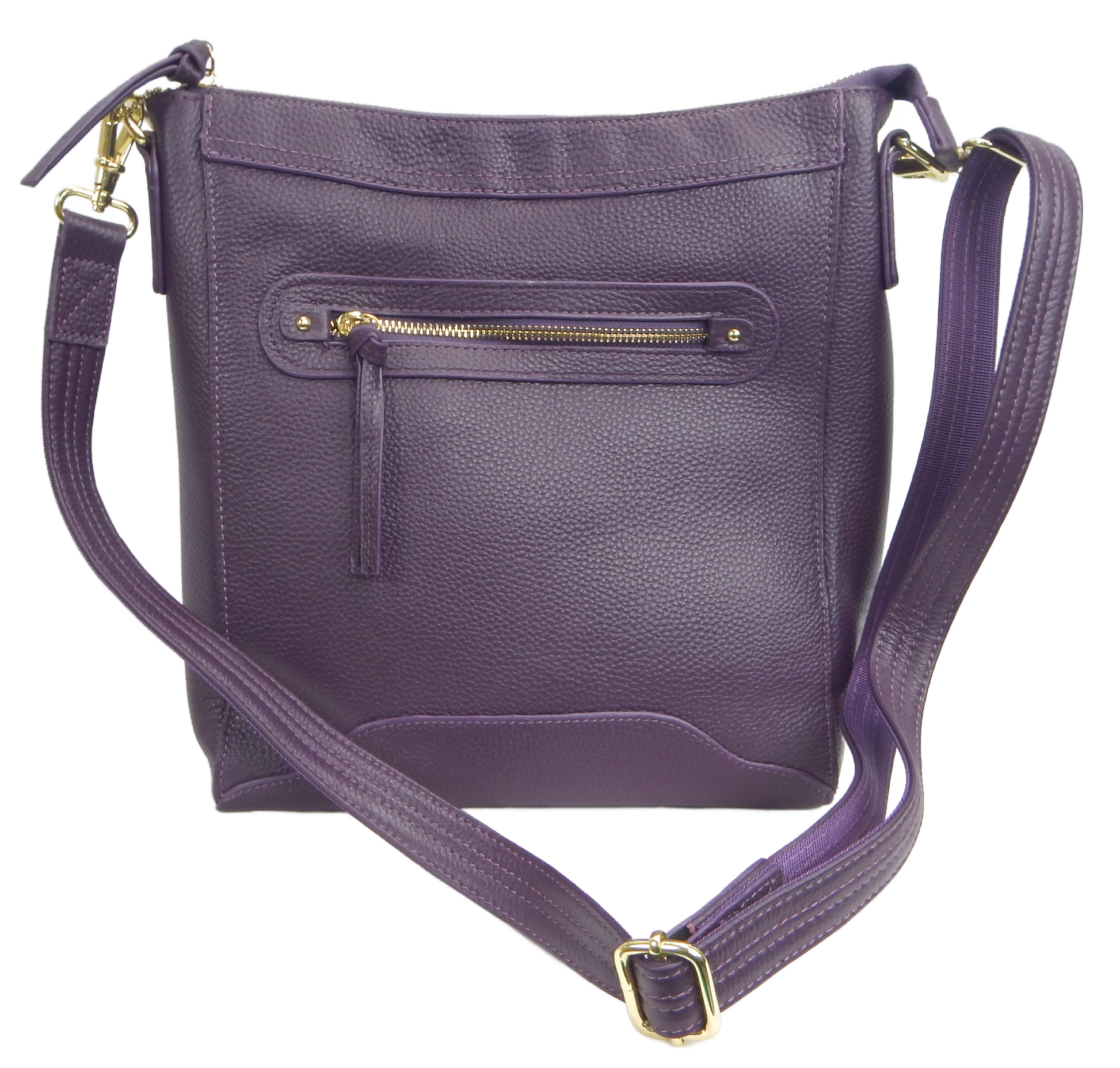 Crossbody Zippered Concealed Carry Purse