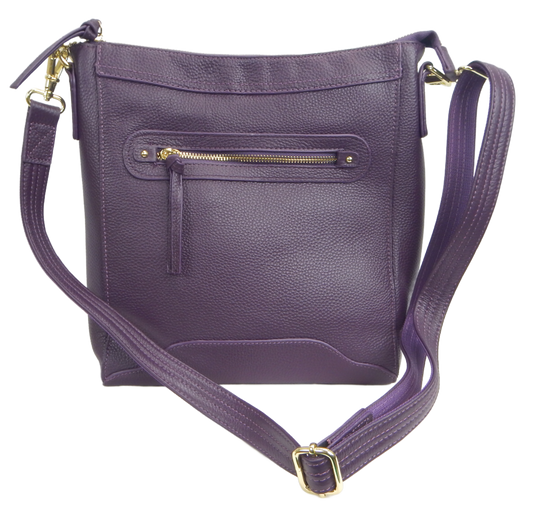Crossbody Zippered Concealed Carry Purse