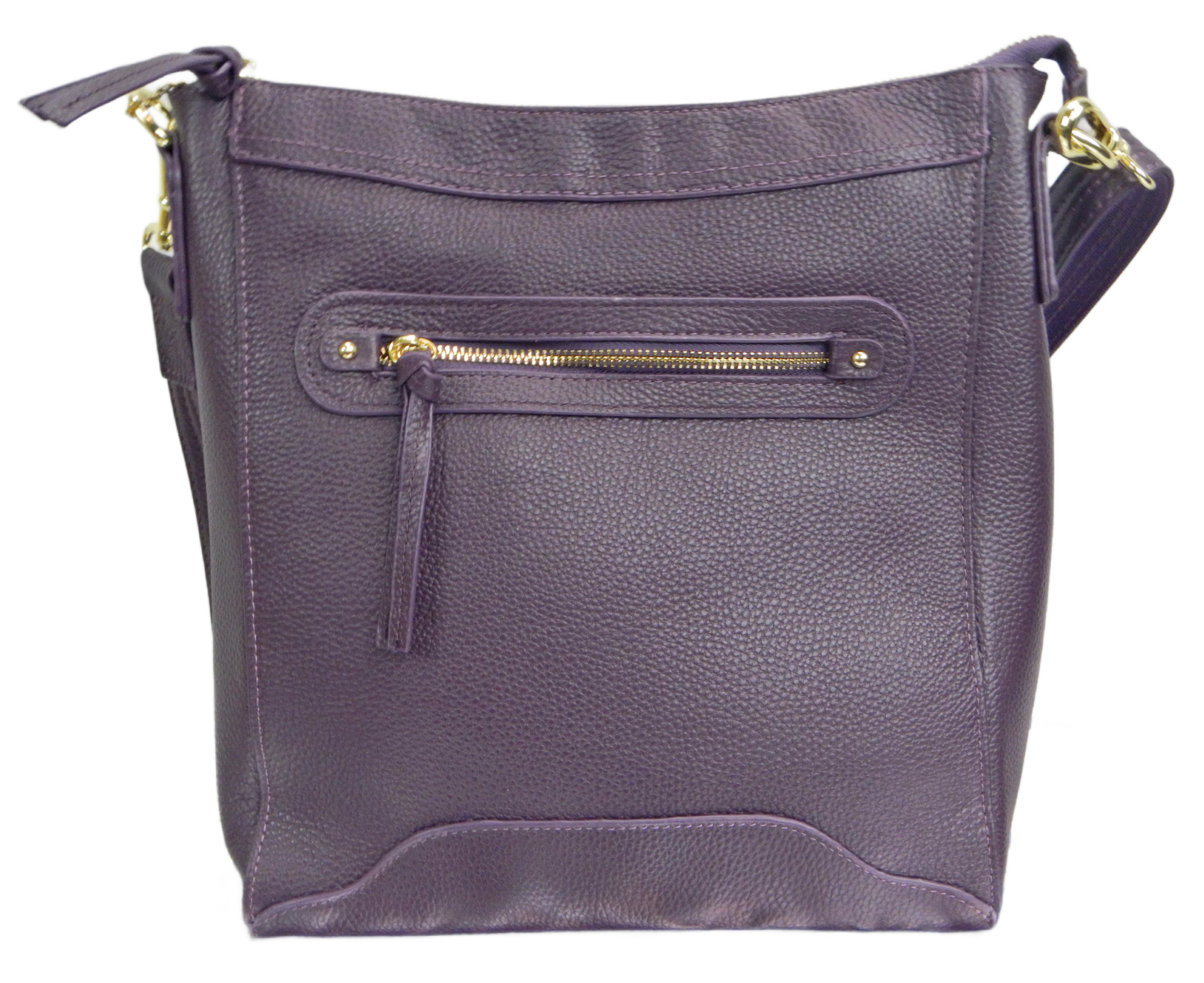 Crossbody Zippered Concealed Carry Purse