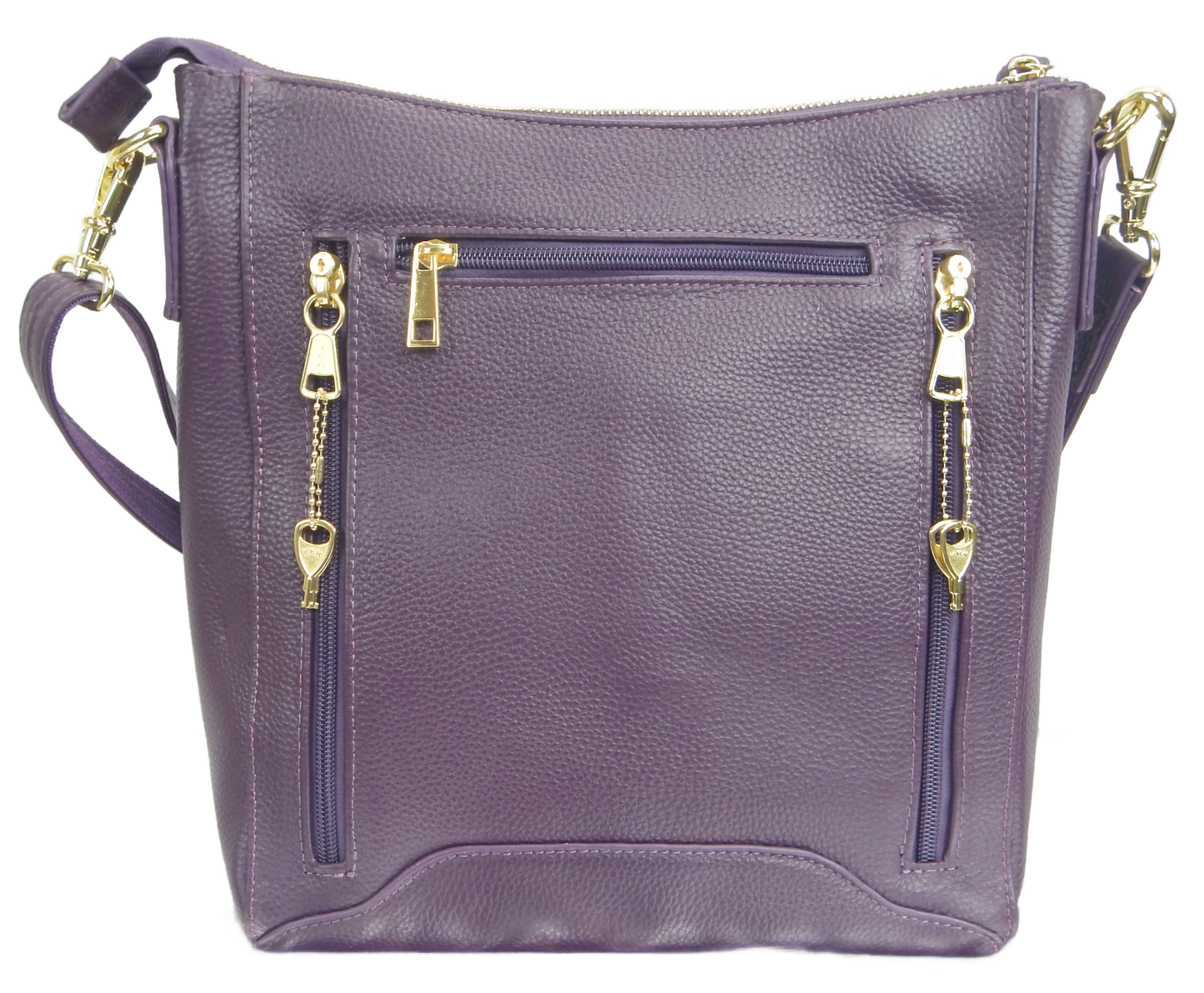 Crossbody Zippered Concealed Carry Purse