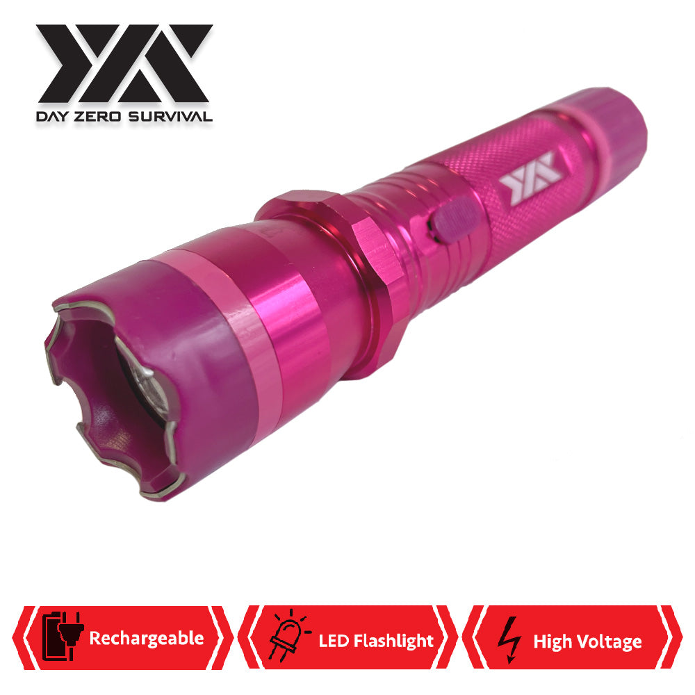 DZS Metal Flashlight Stun Gun