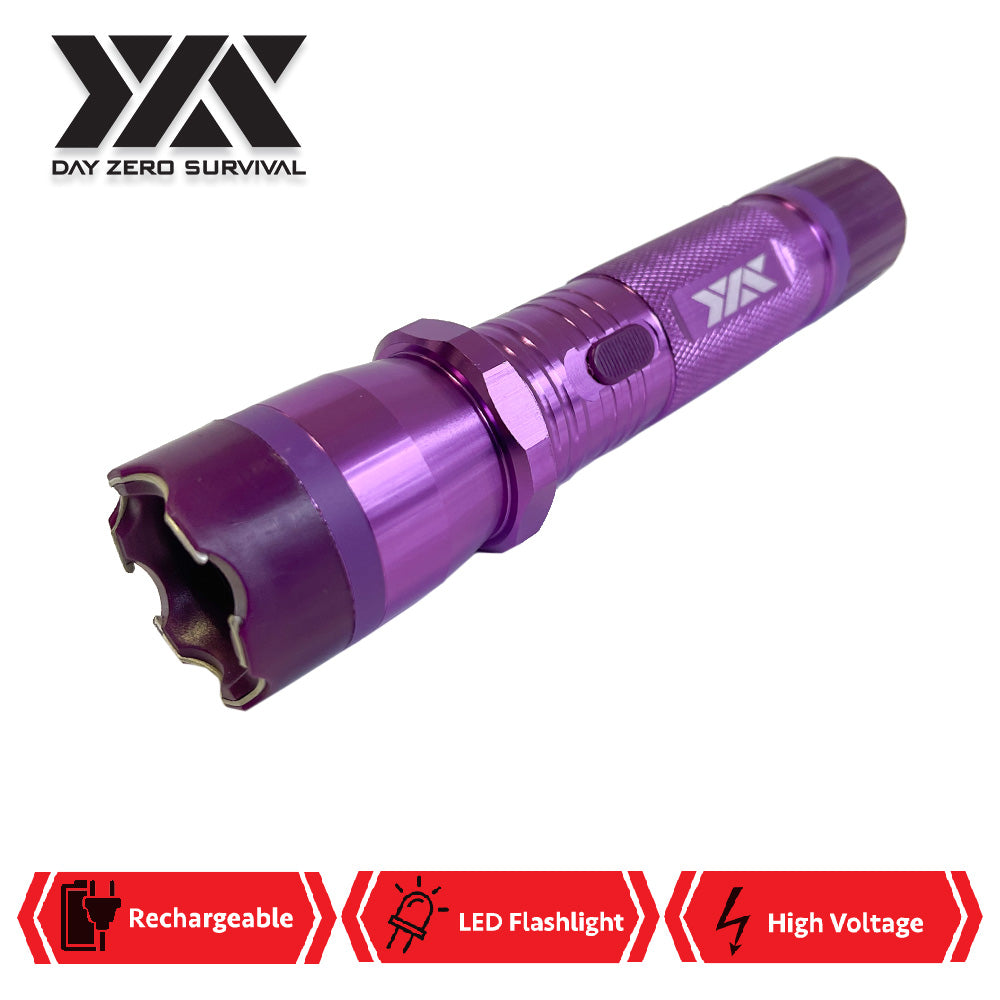 DZS Metal Flashlight Stun Gun