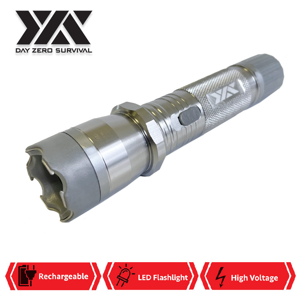 DZS Metal Flashlight Stun Gun