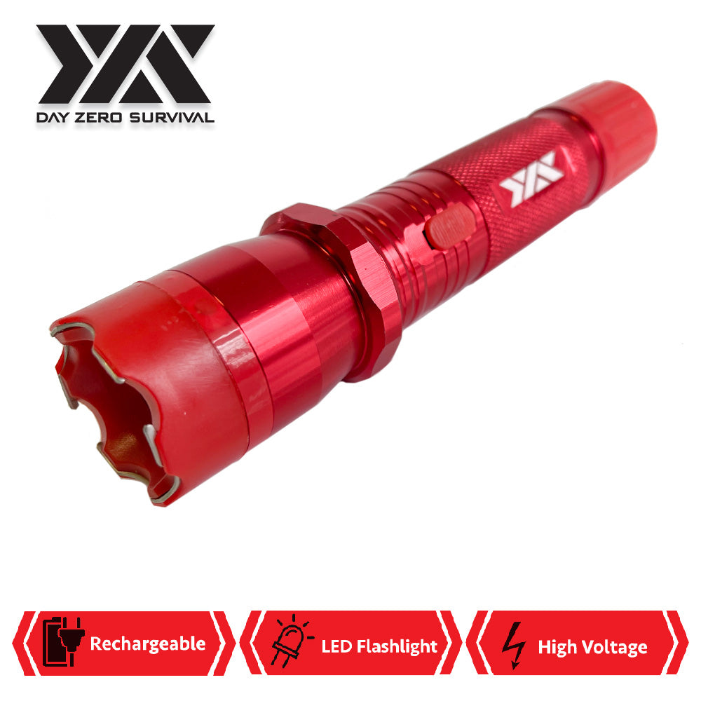 DZS Metal Flashlight Stun Gun
