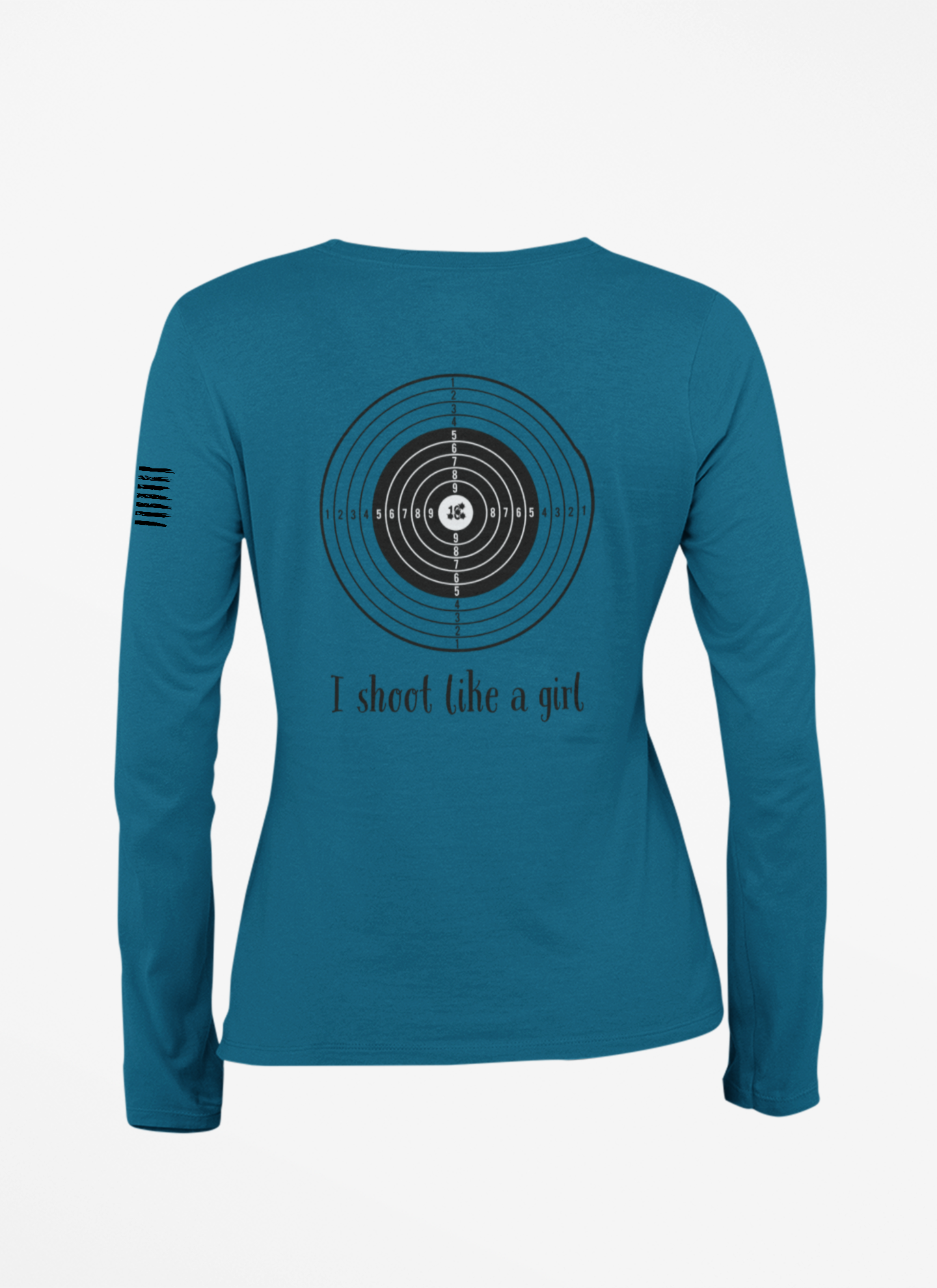 Shoot Like a Girl Long Sleeve TShirt
