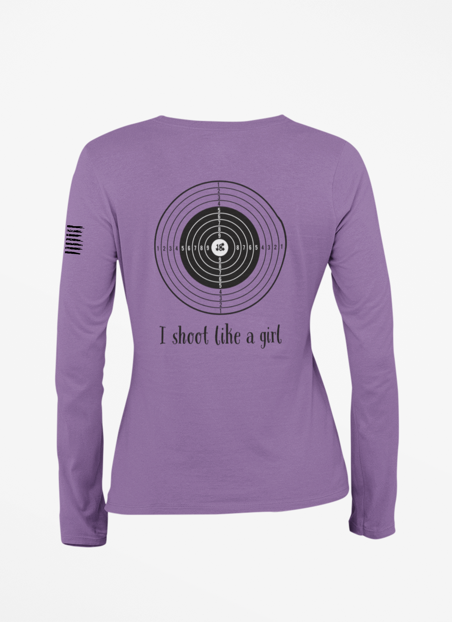 Shoot Like a Girl Long Sleeve TShirt