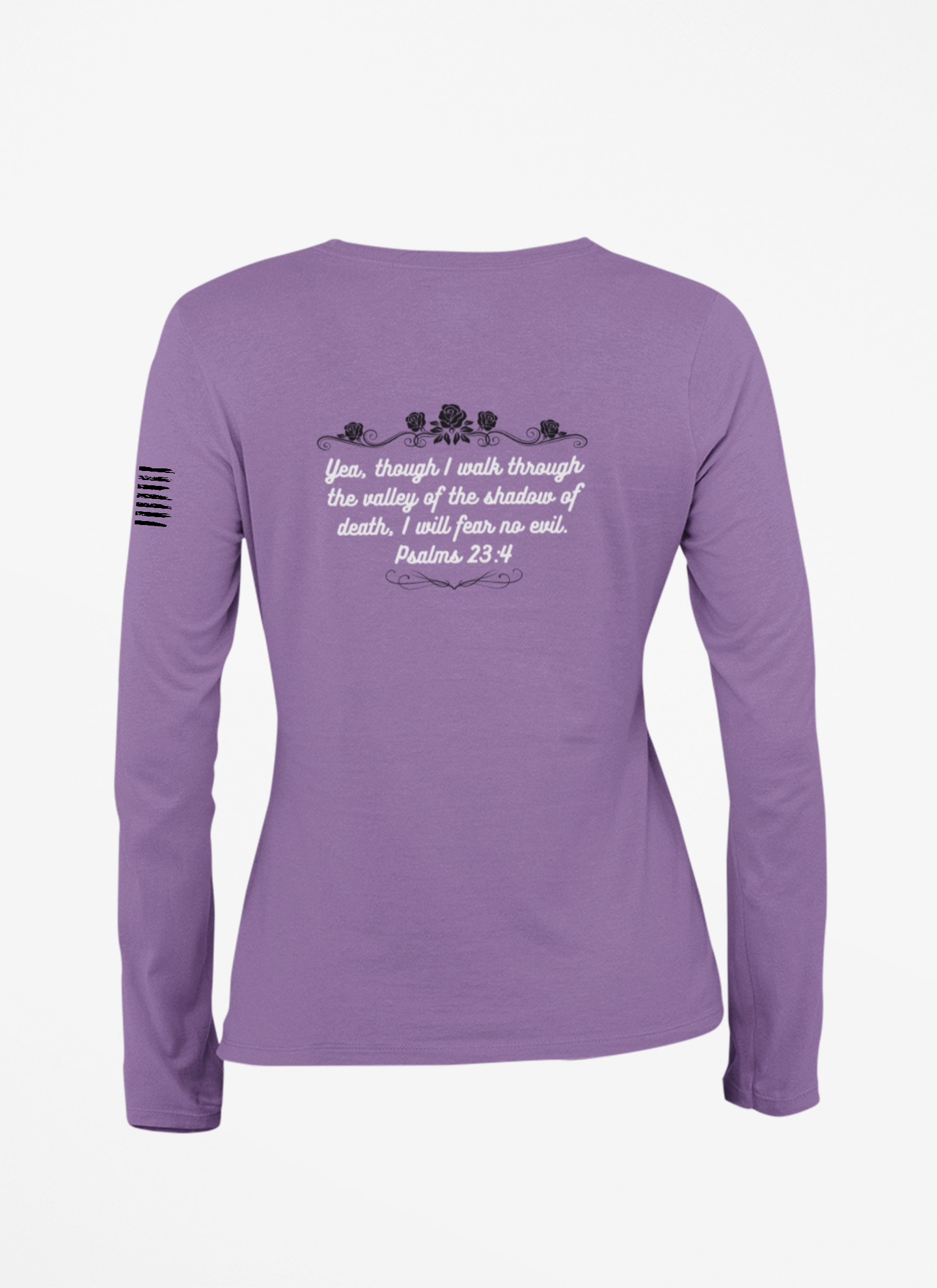 Psalms 23:4 Long Sleeve T-Shirt