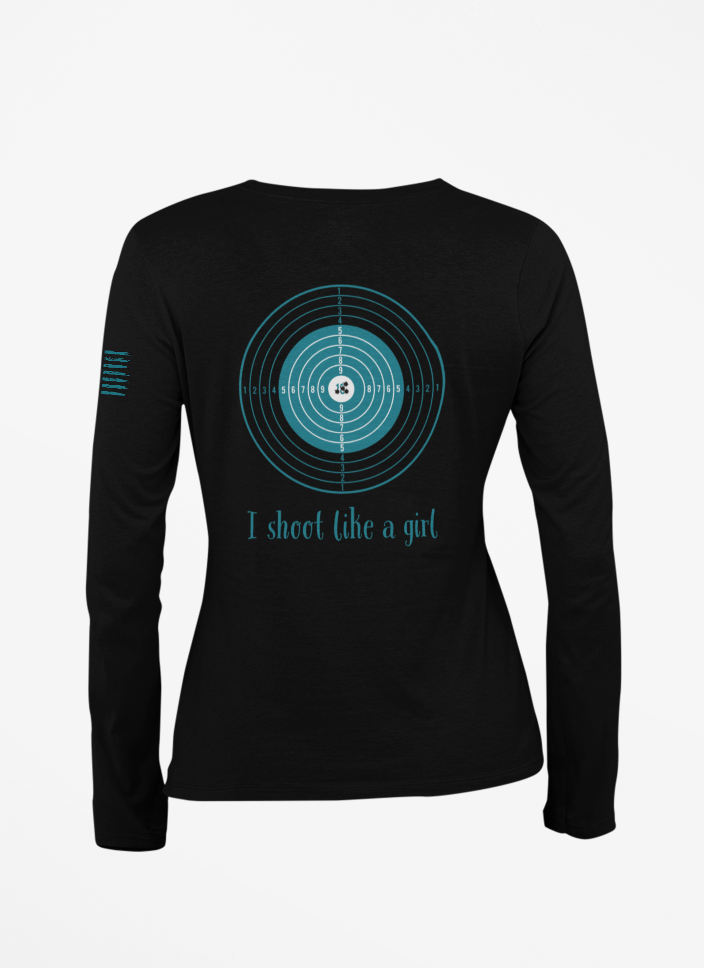Shoot Like a Girl Long Sleeve TShirt