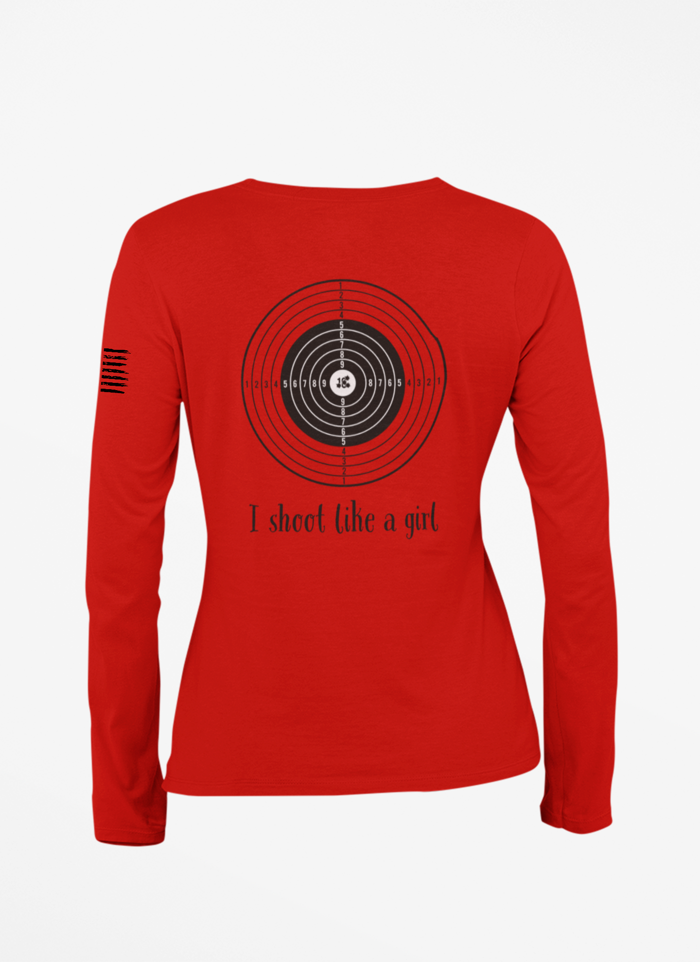 Shoot Like a Girl Long Sleeve TShirt