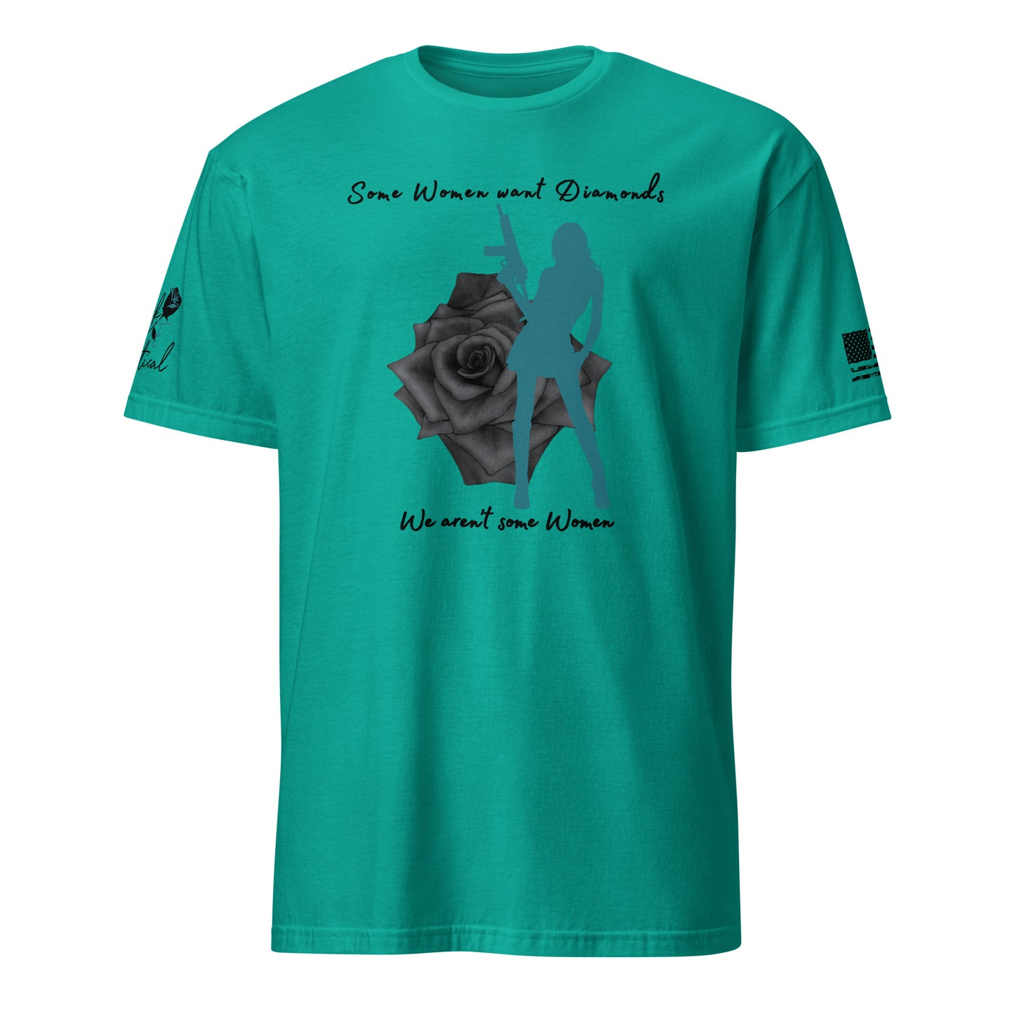 Front view of unisex We Aren’t Some Women graphic tee