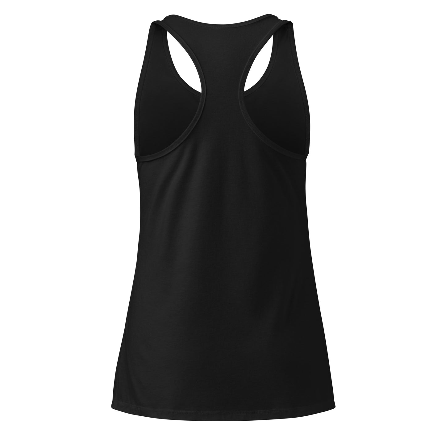 Black tank top on a white background
