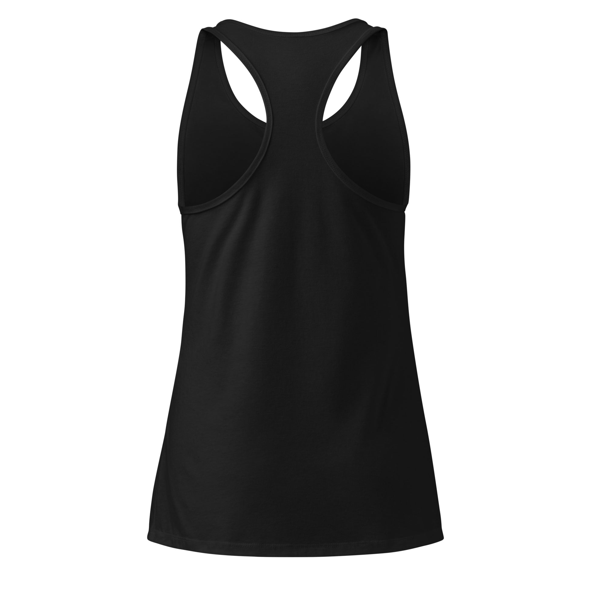Black tank top on a white background