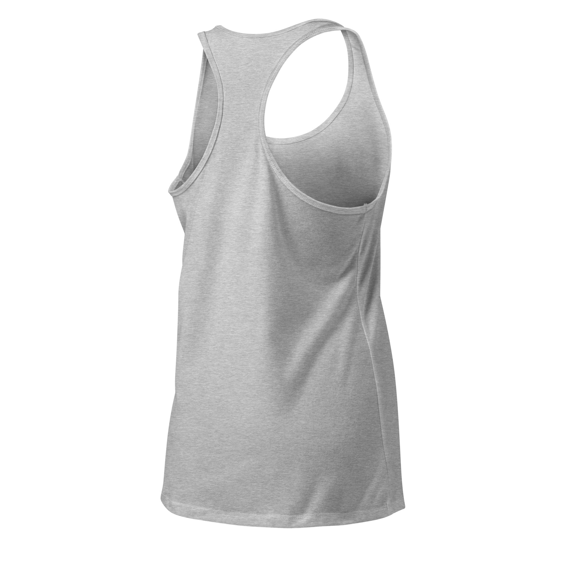 Gray tank top on a white background