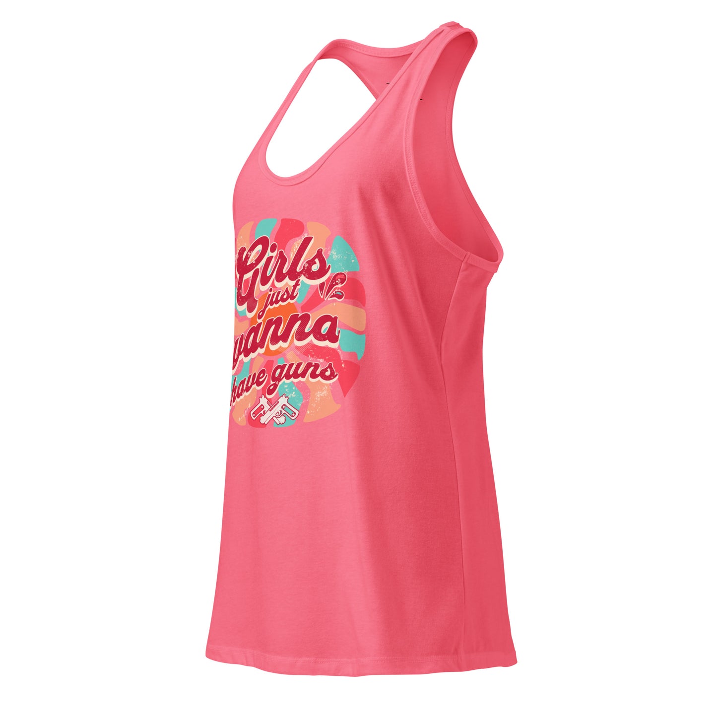 Range day outfit featuring Girls Just Wanna Have Guns tank top.