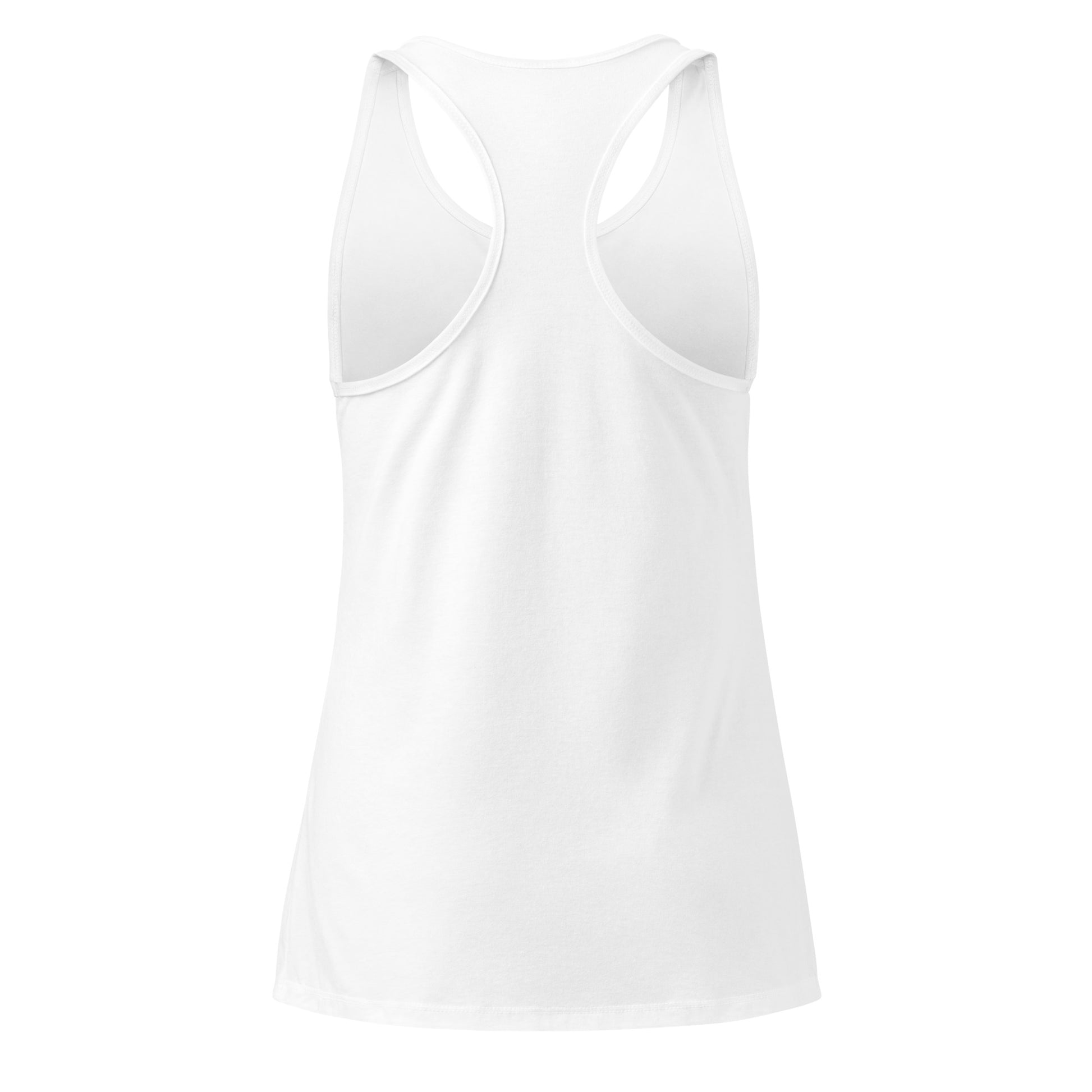 White tank top on a white background