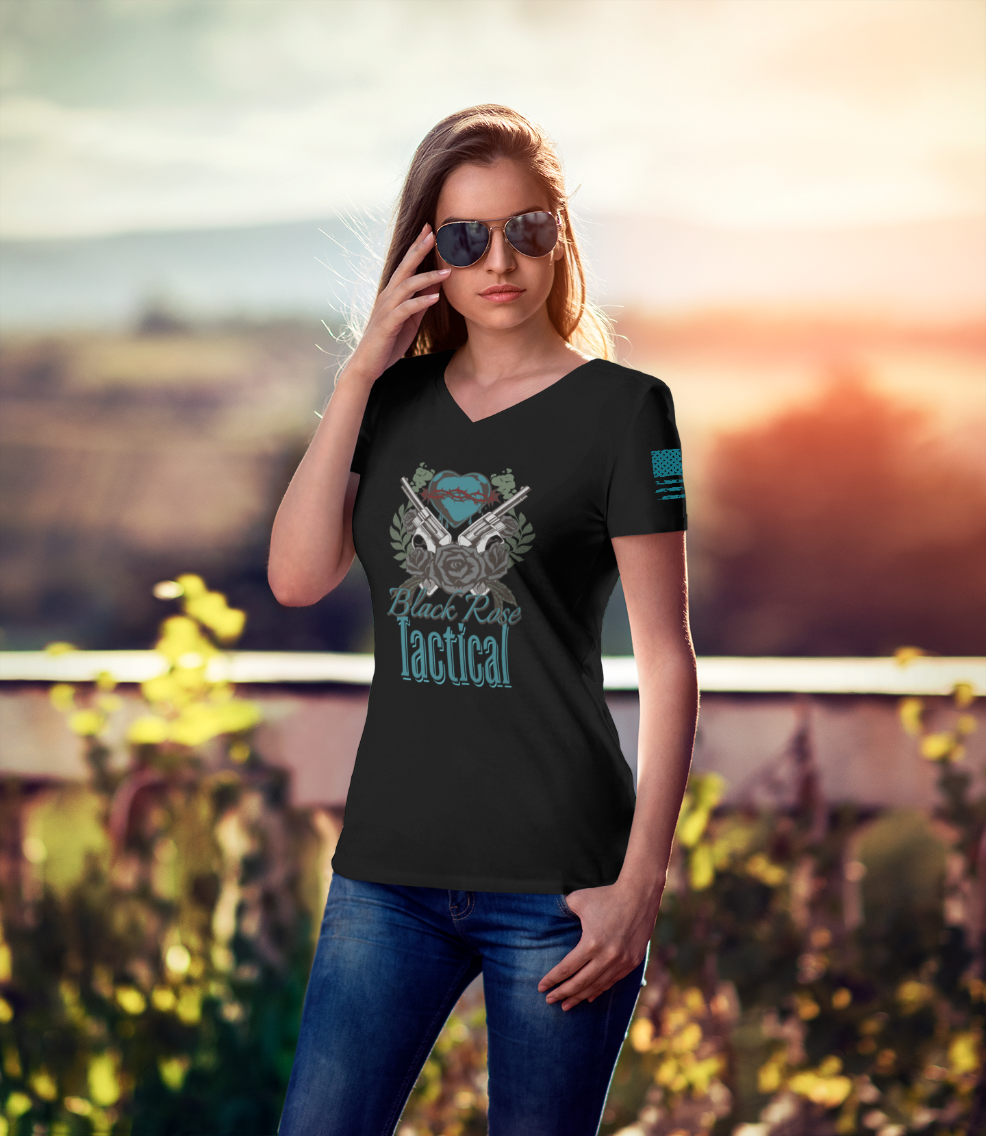 Black Rose Tactical Tshirt