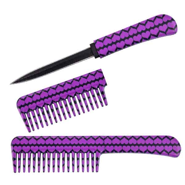 Comb with Hidden Knife