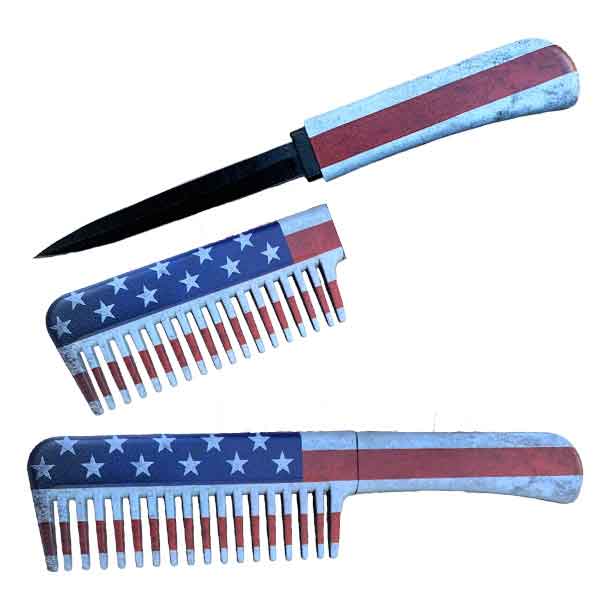 Comb with Hidden Knife