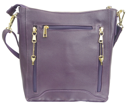 Crossbody Zippered Concealed Carry Purse