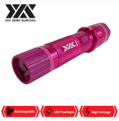 DZS Metal Flashlight Stun Gun