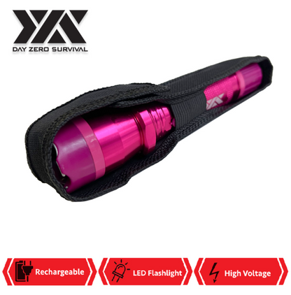 DZS Metal Flashlight Stun Gun