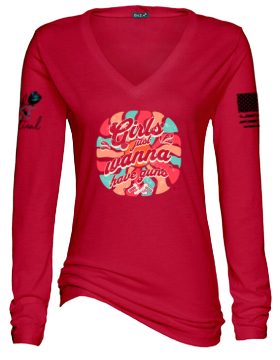 Girls Wanna Have Guns Long Sleeve Shirt