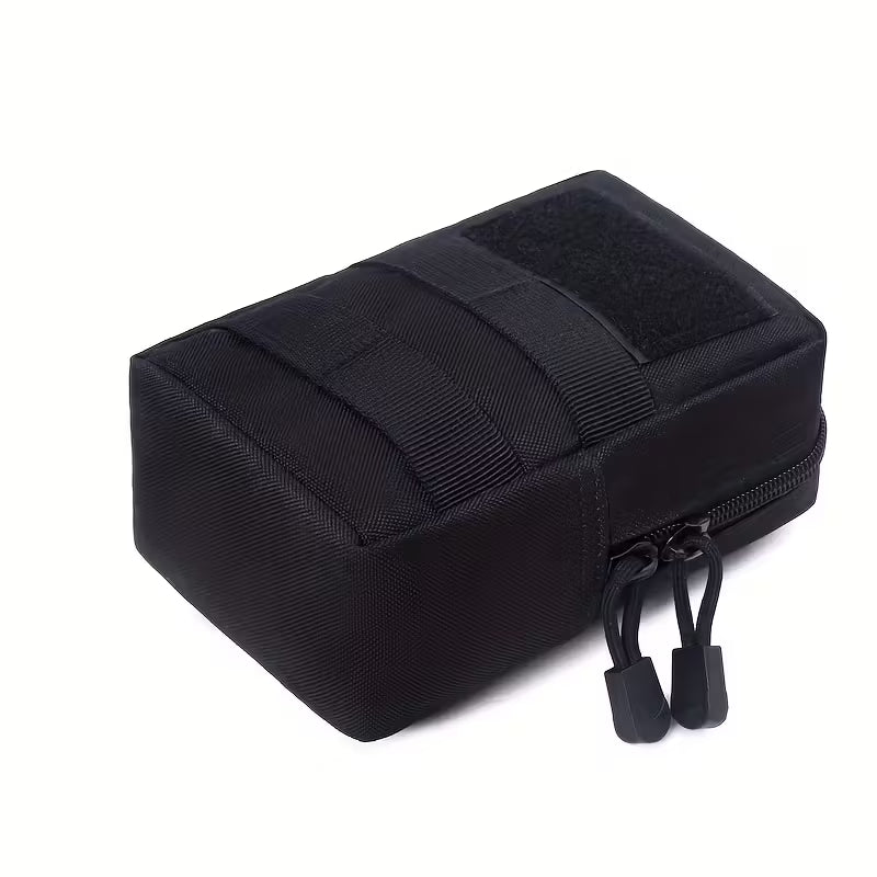 MOLLE EDC bag displayed on white background with nylon construction