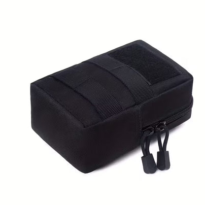 MOLLE EDC bag displayed on white background with nylon construction