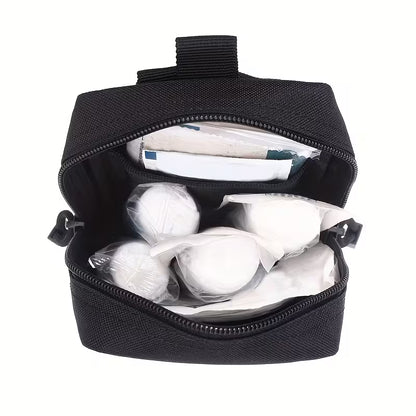 Open MOLLE utility pouch showing interior storage space