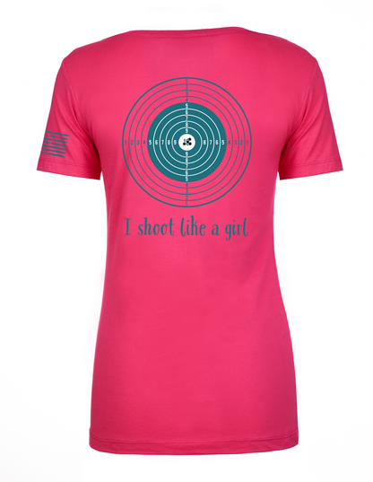 Shoot Like a Girl Short Sleeve TShirt