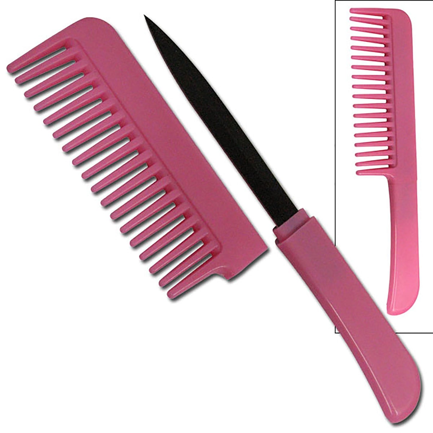 Comb with Hidden Knife