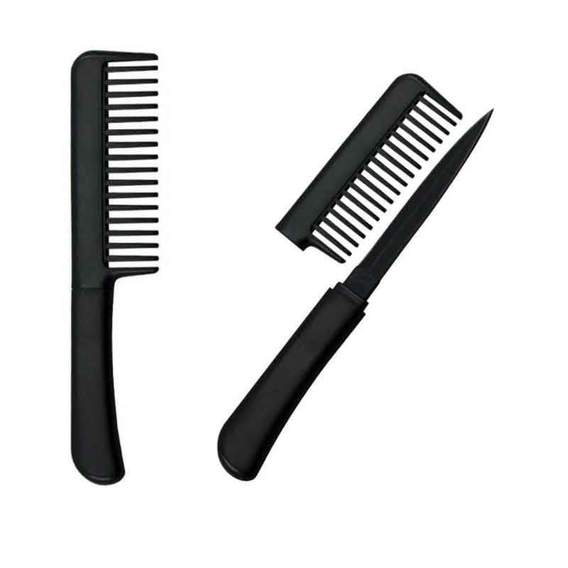 Comb with Hidden Knife