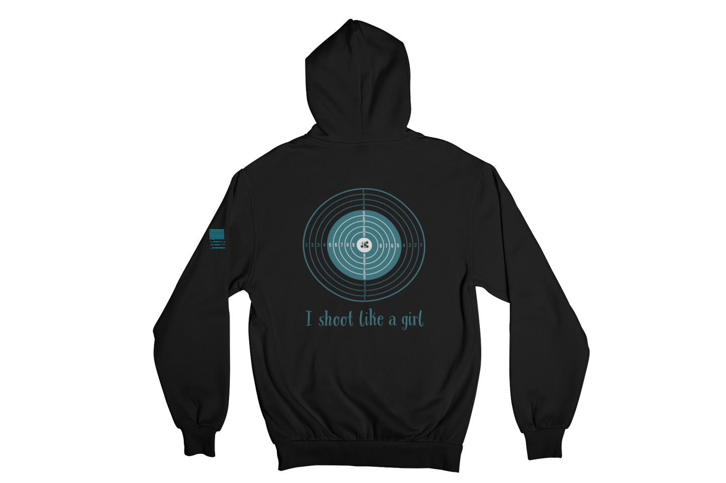 Shoot Like a Girl Hoodie