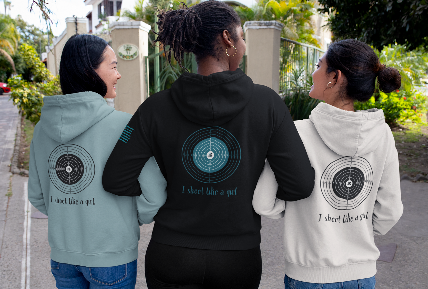 Shoot Like a Girl Hoodie