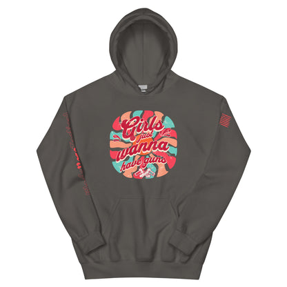 Close-up of hoodie details showing soft fabric and rib-knit cuffs.