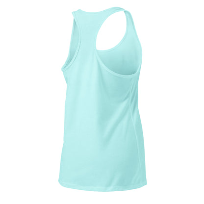 Light blue tank top on a white background